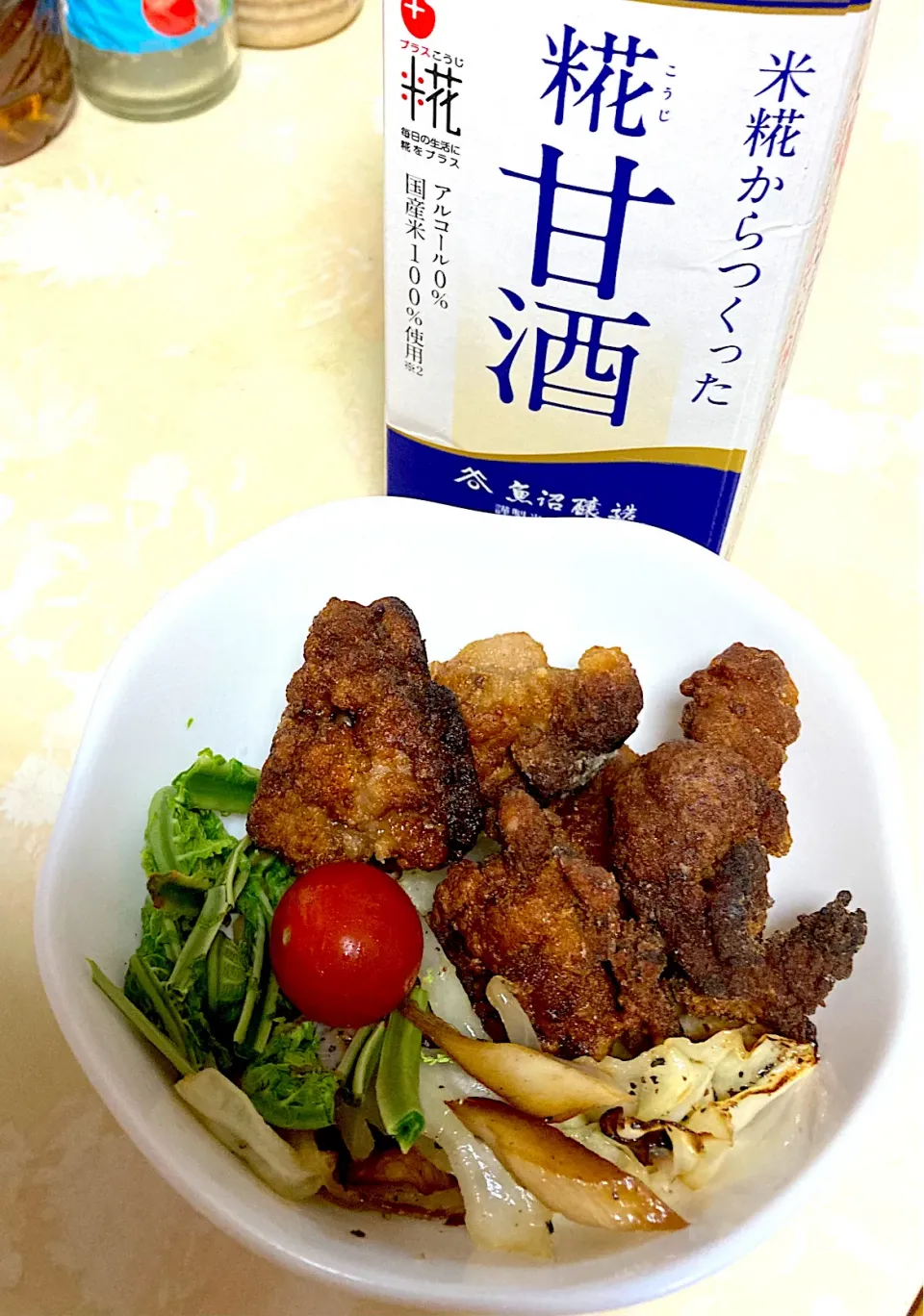 Snapdishの料理写真:豚肉で作った甘酒入りから揚げ|ゆうみみさん