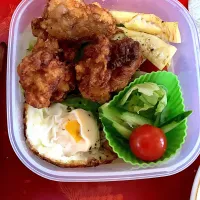 Snapdishの料理写真:旬の筍が入った手作り弁当|ゆうみみさん