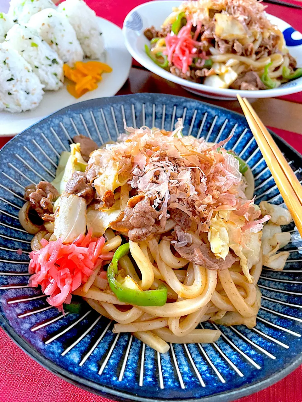 Snapdishの料理写真:ソース焼きうどん🍀|おかちさん