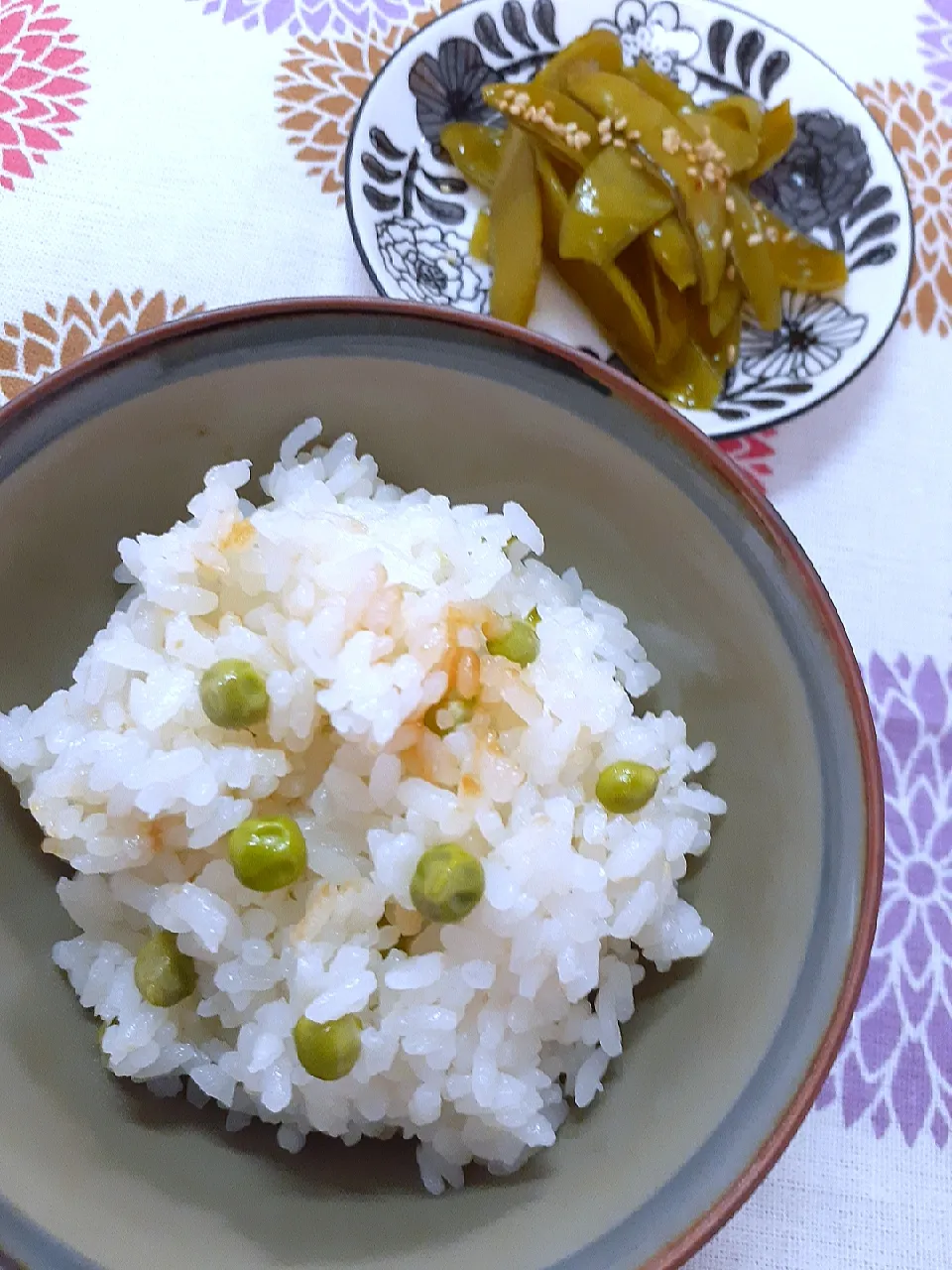 🔷農家さんのグリンピースde旬のグリンピースご飯🍚🔷|@きなこさん