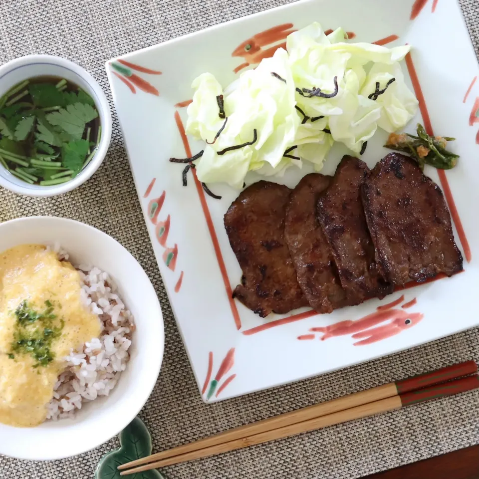 牛タン定食　|かおるさん