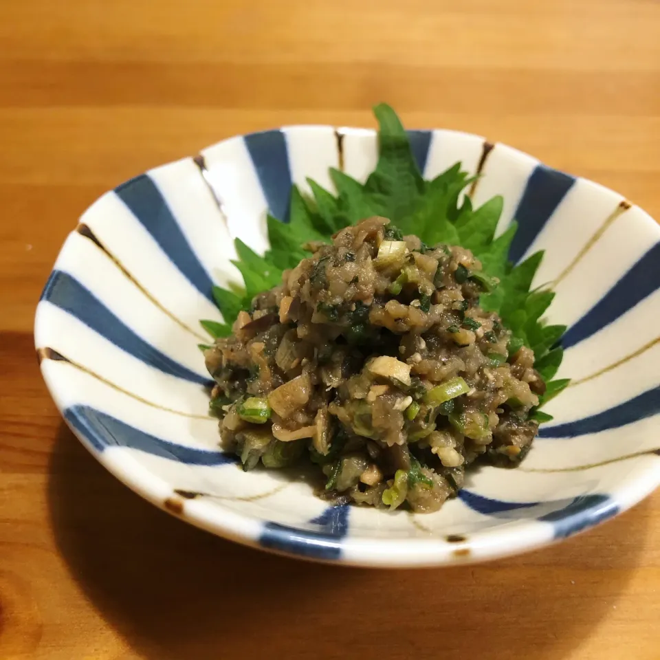 茄子のなめろう|omoさん