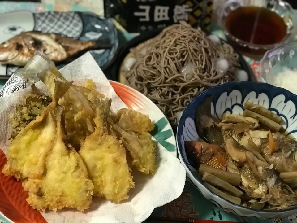 大漁〰🐟🐠お魚祭り定食🎶おすすめは鱚の天ぷら💓|noeさん