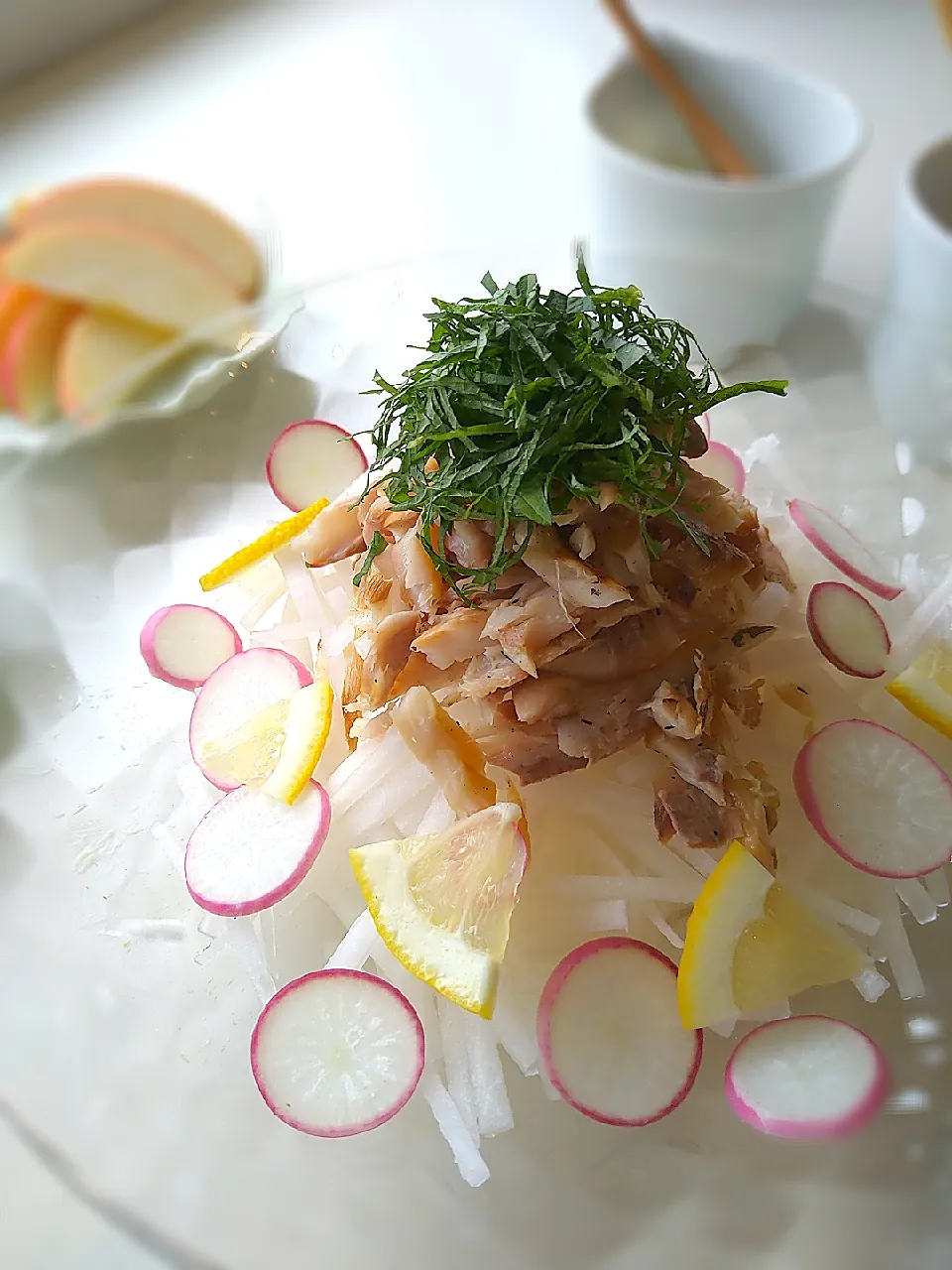 まめころさんの料理 アジ干物の大根サラダ|まめころさん