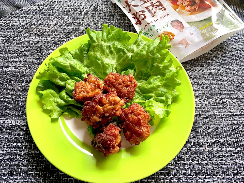 大豆のお肉で唐揚げ|ママちんさん