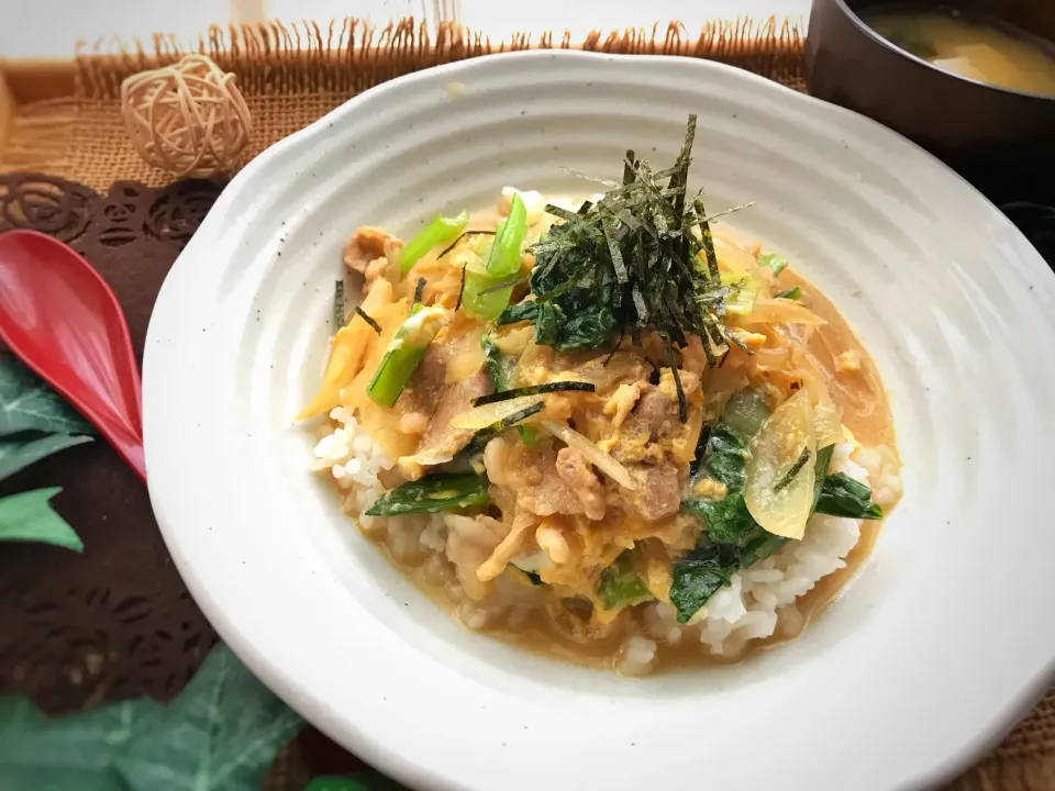 Snapdishの料理写真:昨日のお昼ご飯♡汁だく親子丼♡|まなまな♡さん