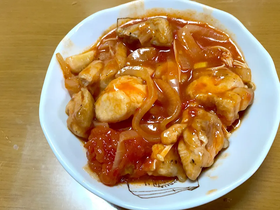 鶏肉のトマト煮込み|コータさん