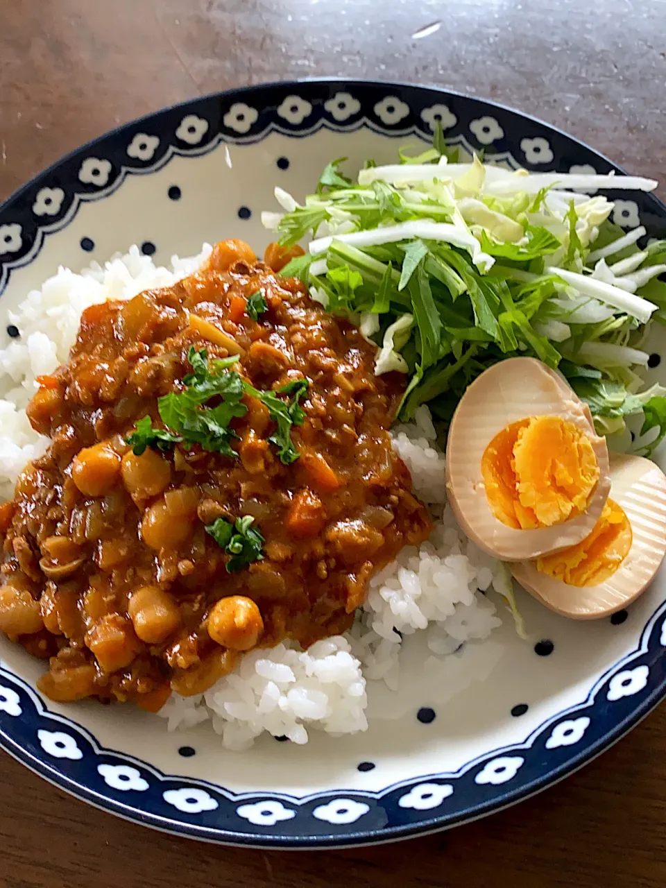 ひよこ豆入りキーマカレー風|chakoさん