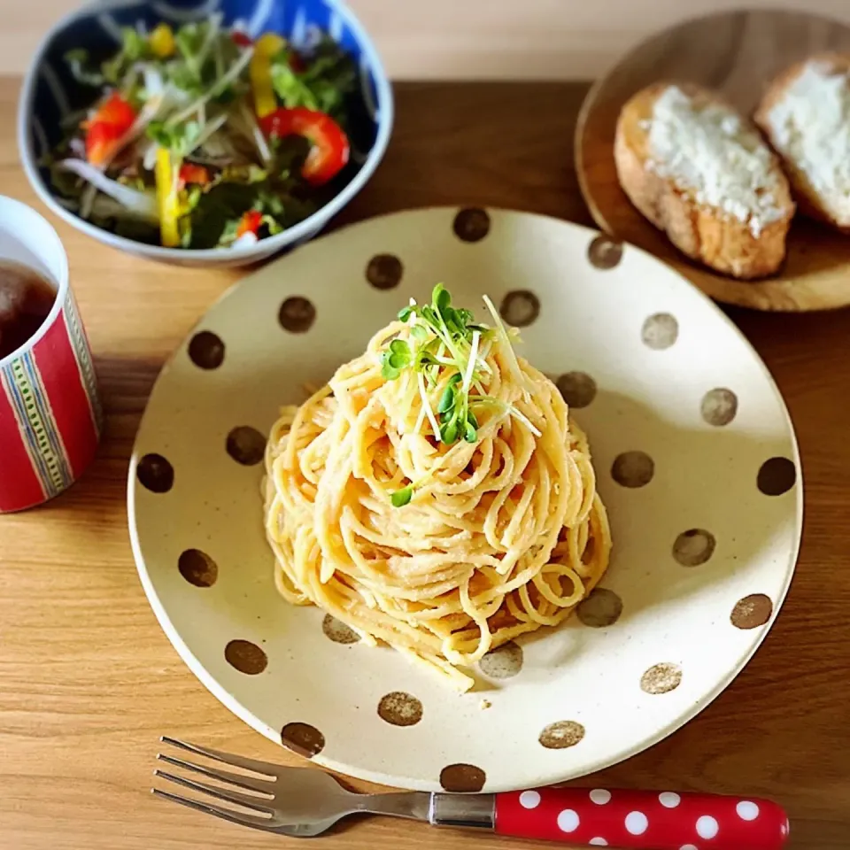 明太子パスタ🍝|Chie Satouさん