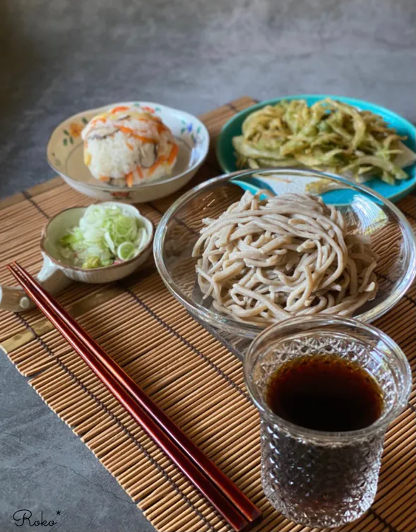 手打ち蕎麦でお蕎麦屋さんごっこ🥢|roko*さん