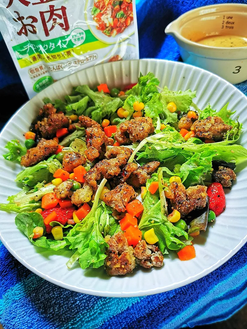 ピリ辛ベビーレタスのホットサラダ🥗🥰|ペンギンさん