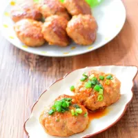 ピリ辛しょうゆダレのマヨネーズ入り豚つくねのレシピ