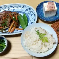 Snapdishの料理写真:今期最後のタケノコご飯|Kaho Shinozukaさん