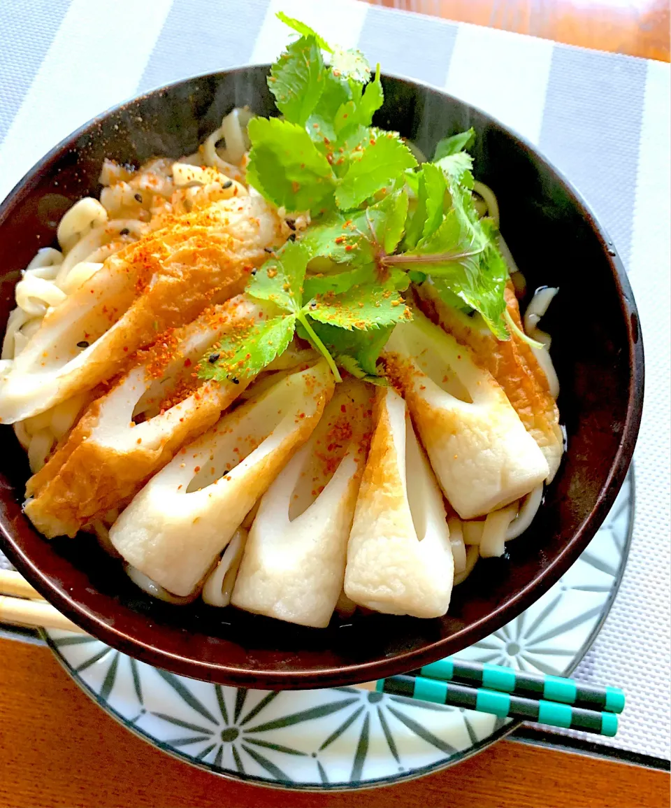 ヨッチャンさんの料理 ちくわうどん|シュトママさん