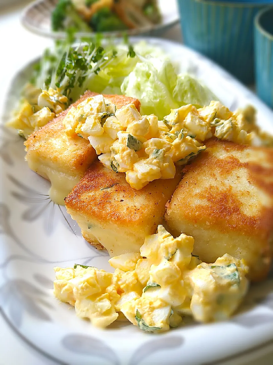 古尾谷りかこさんの料理 豆腐のチーズ大葉はさみ揚げ|まめころさん