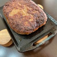 セリアのミニ鉄板でマルシンハンバーグ