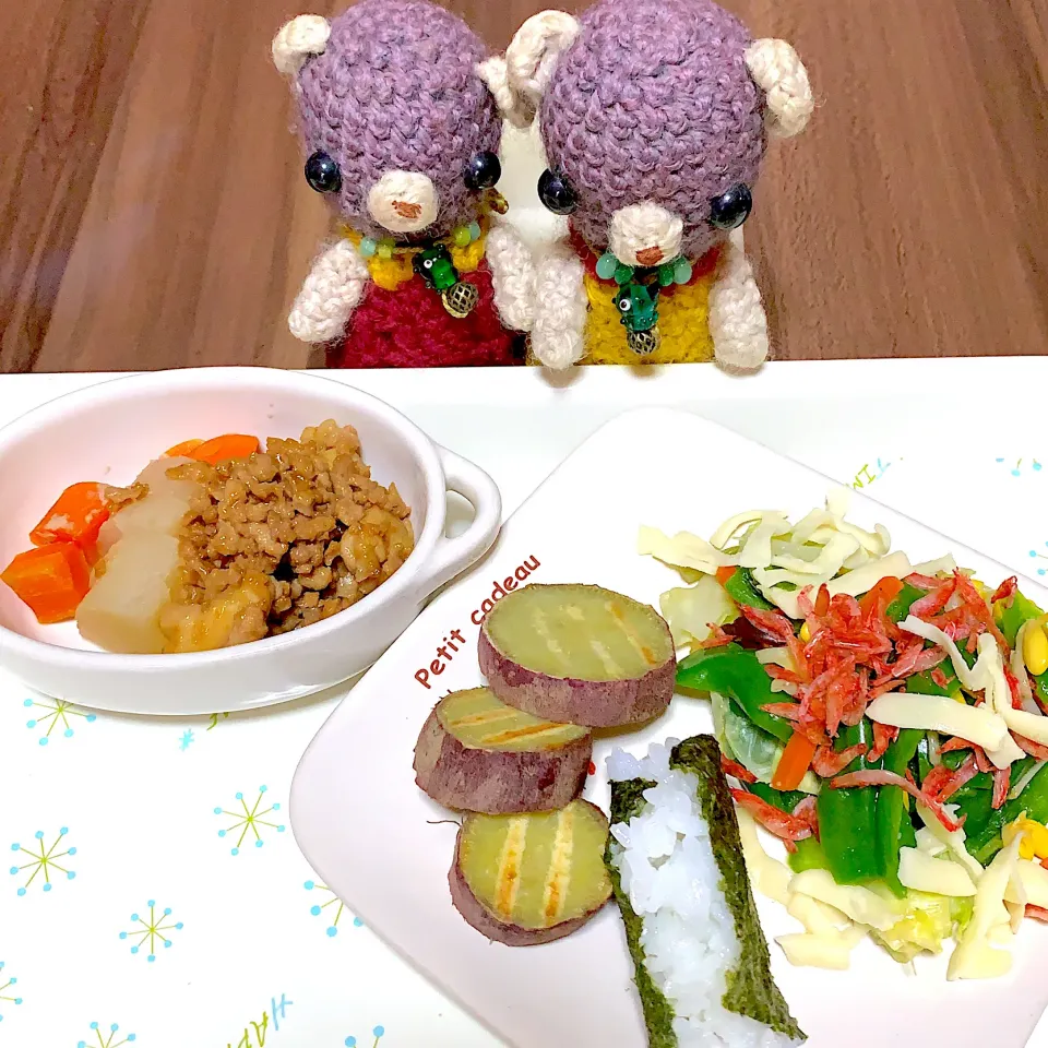 Snapdishの料理写真:お昼ごはん（╹◡╹）|chagashiさん