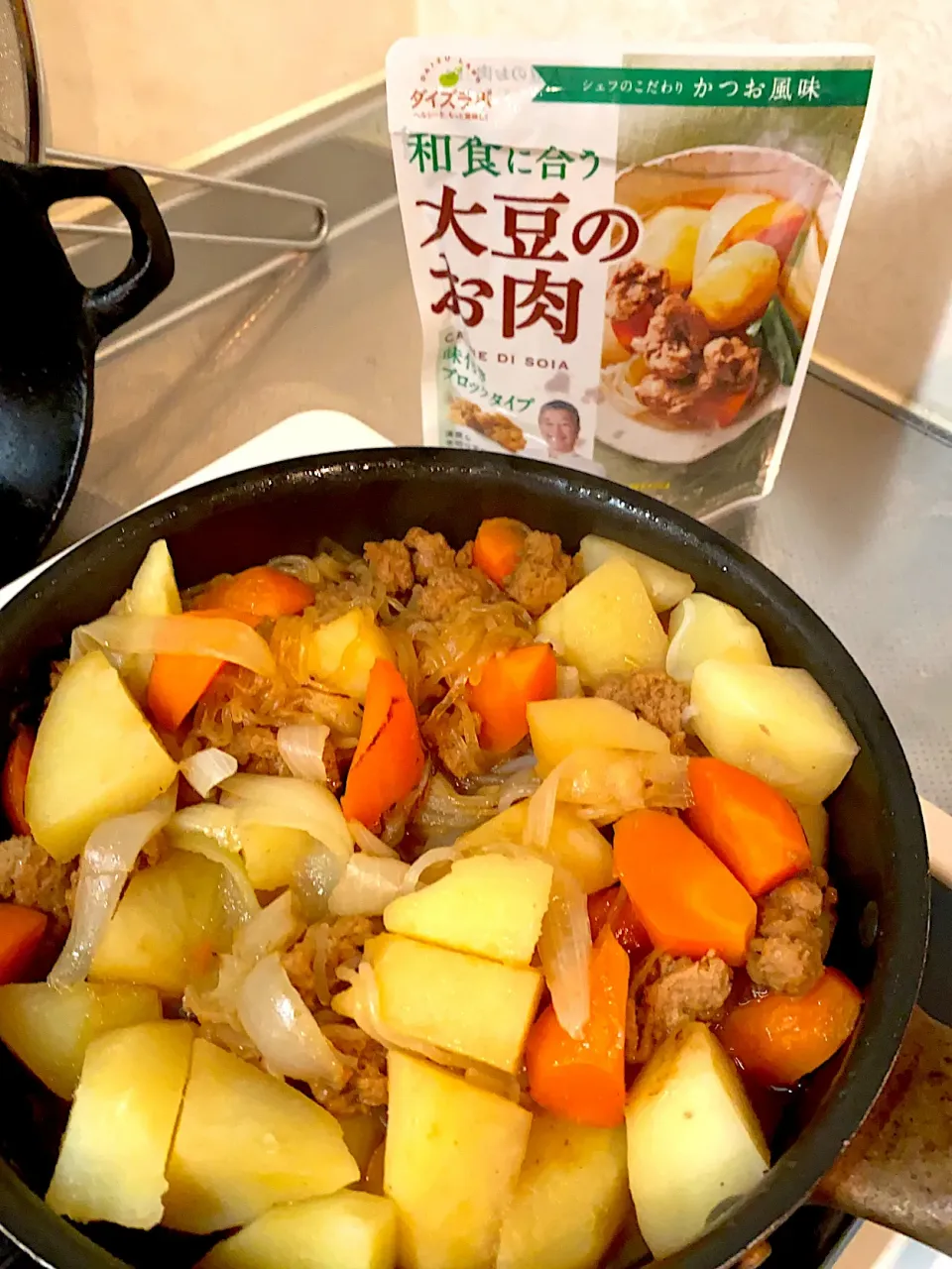 大豆のお肉　肉じゃが|コーヒークライマーさん