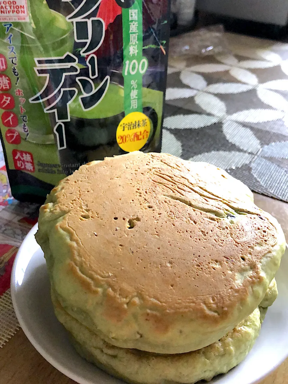 玉露園グリーンティーでパンケーキ🥞✨|Ayakoさん