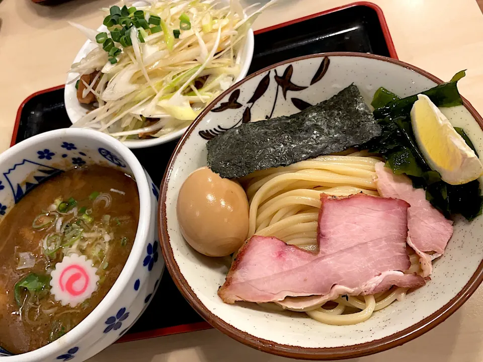 大勝軒てつ　塩つけ麺　ねぎチャーシュー丼|CSさん