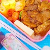 Snapdishの料理写真:生姜焼き🥓お弁当🍱|HITOMI★さん