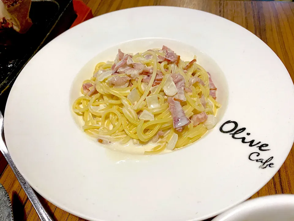 Carbonara spaghetti|skyblueさん