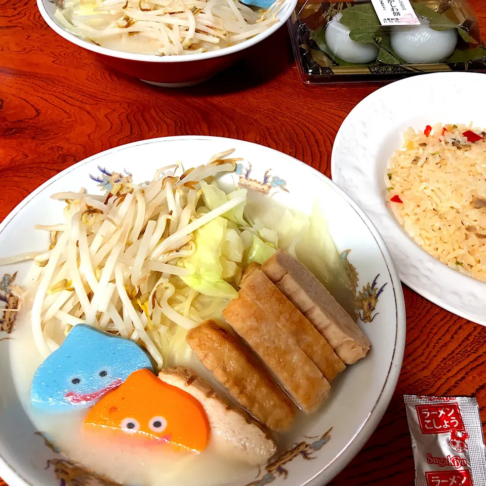 スガキヤラーメン🍜とエビピラフ😋|すかラインさん