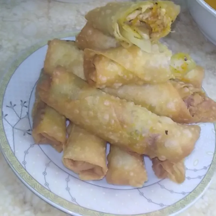 chicken spring rolls|fasting foodさん