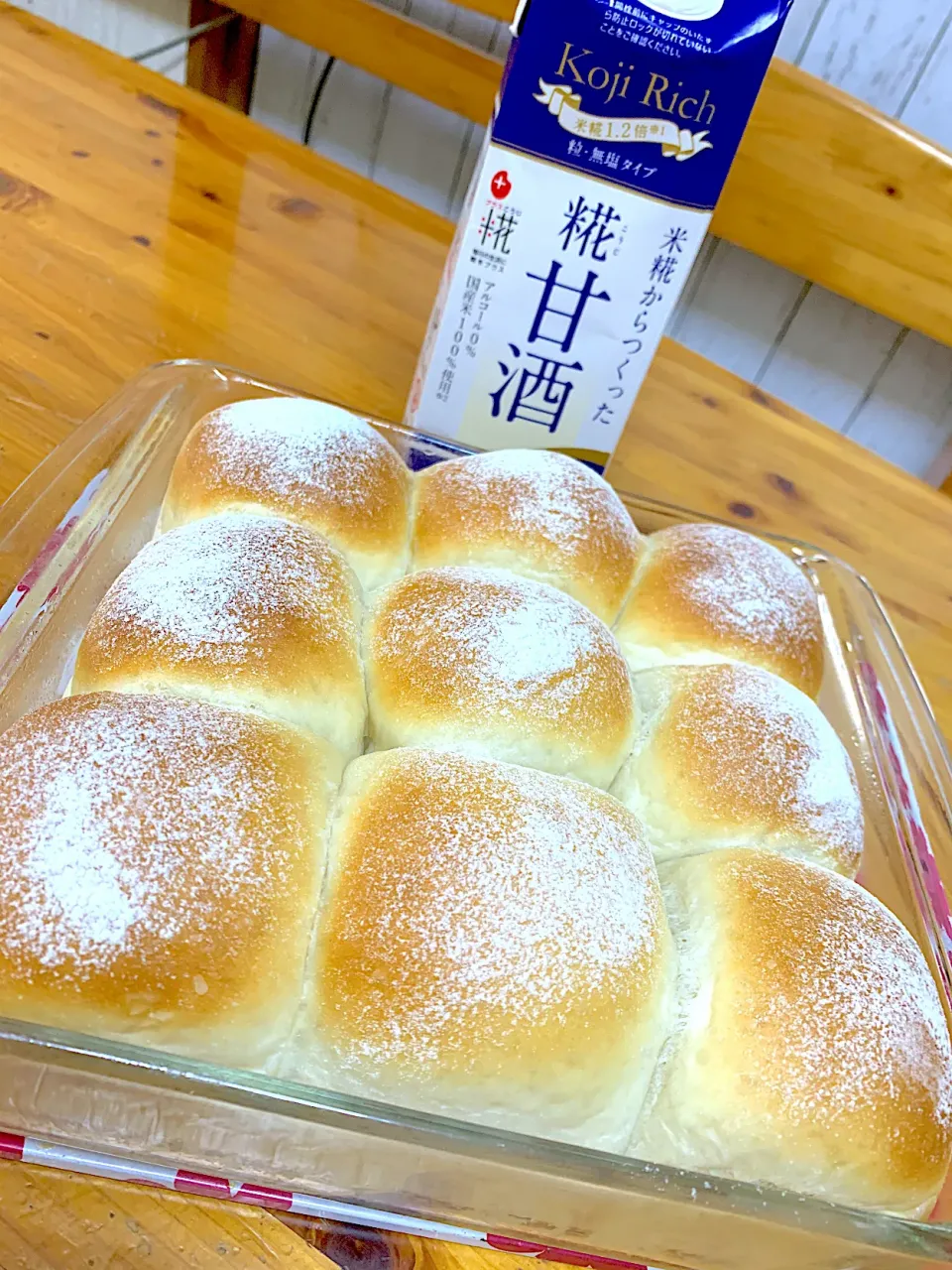 手ごねで　甘酒ちぎりパン🍞|🐶すずりんさん