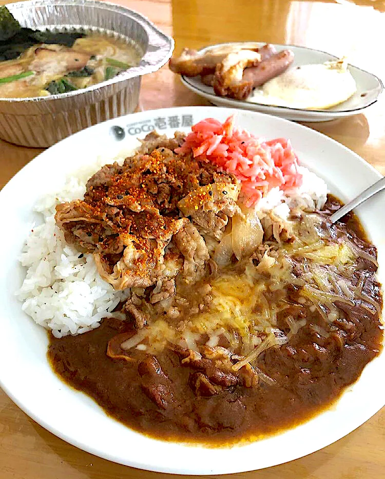 🍛なんちゃってCoCo壱チーズカレー牛丼|ガク魁‼︎男飯さん