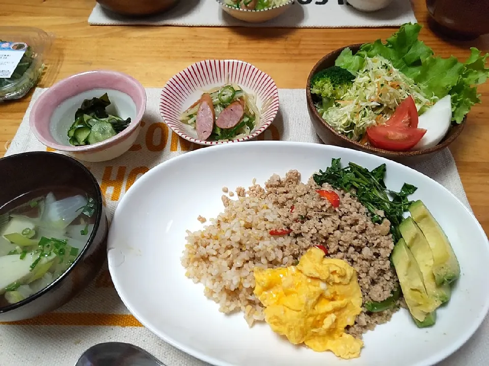 ガパオライス風ご飯|ペコちゃんさん