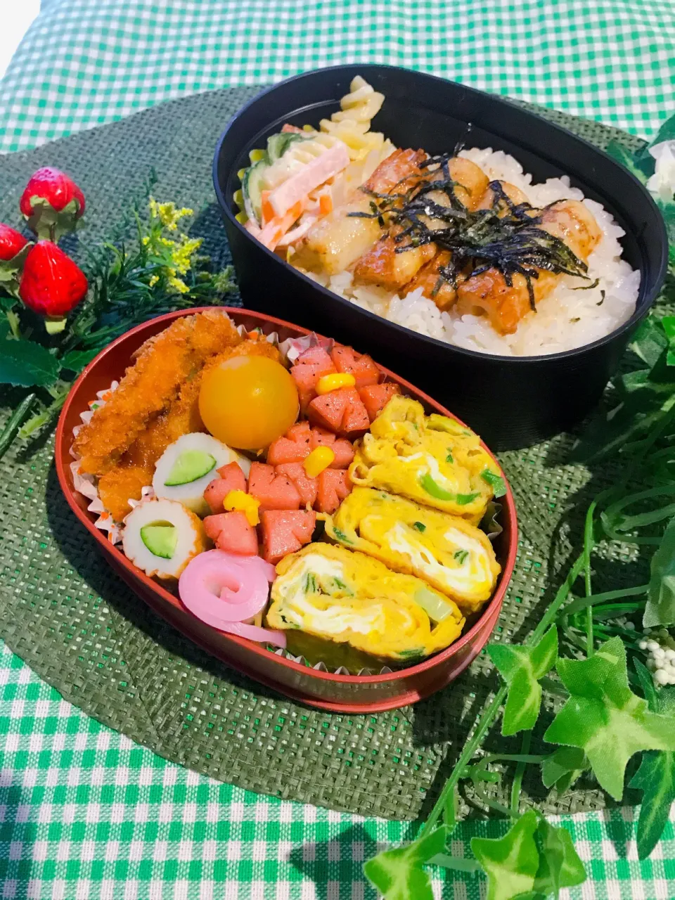 Snapdishの料理写真:今日のお弁当                                     ♪☺︎♪☺︎♪☺︎♪☺︎|🌼はなちゃん🌼さん