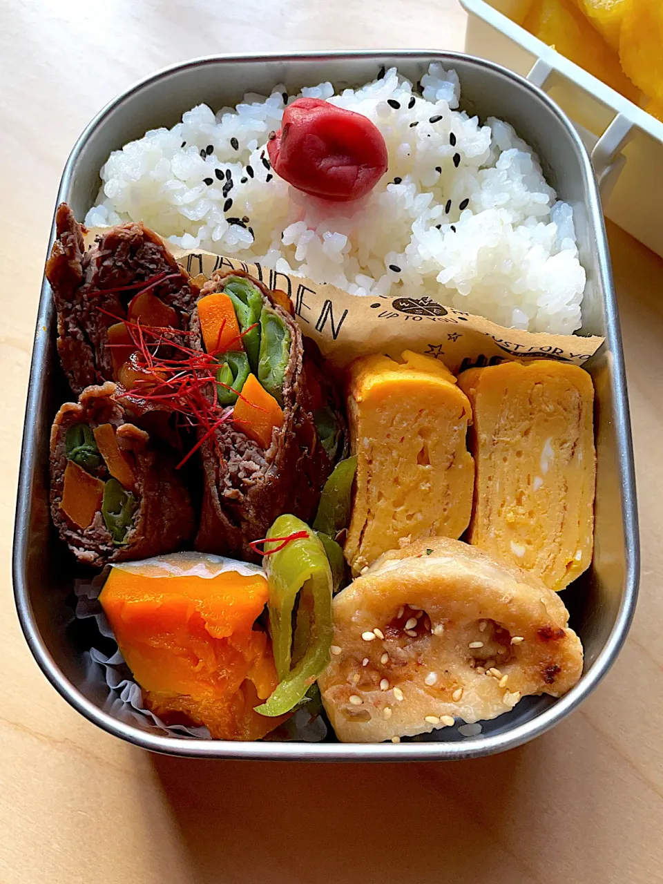 今日の中学生男子弁当🍱|はぴたさん