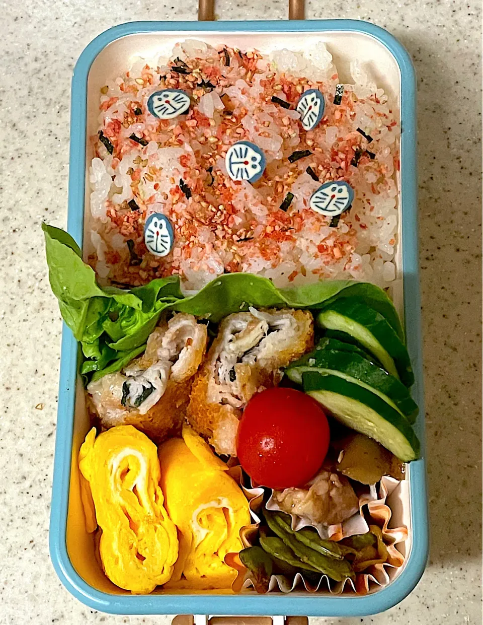 梅しそロールカツ弁当|besさん