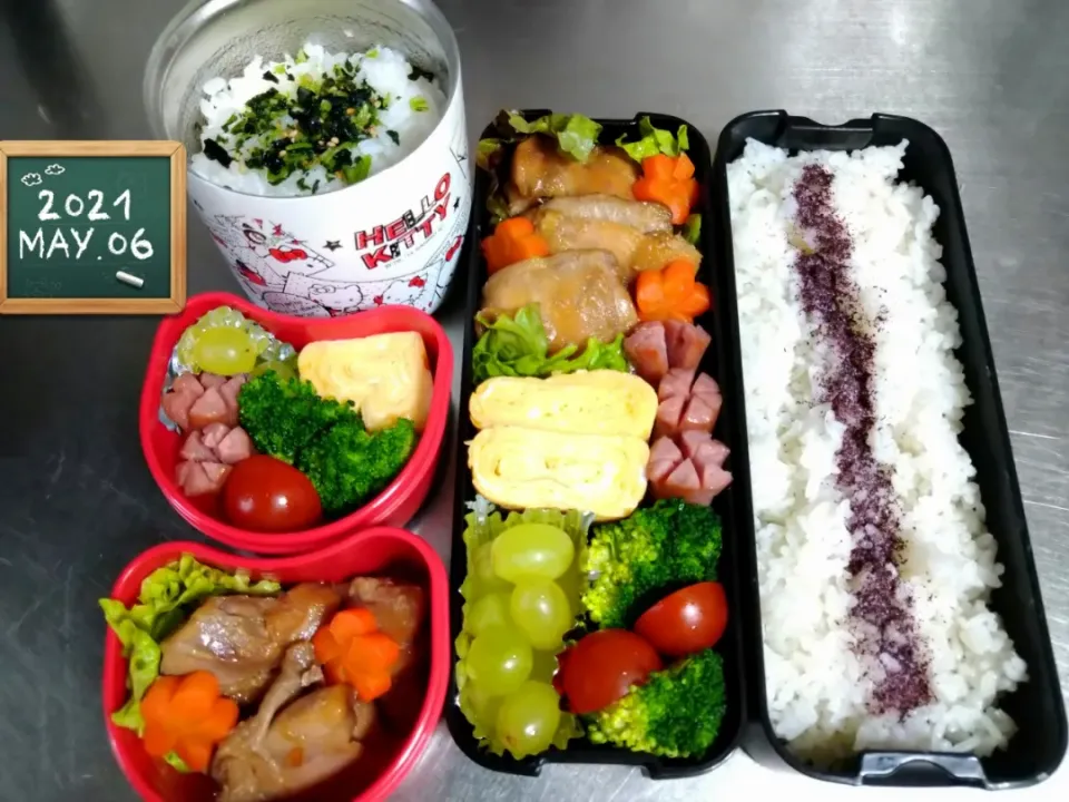 男子高３生と女子大生のお弁当🍱|かめ吉くんさん