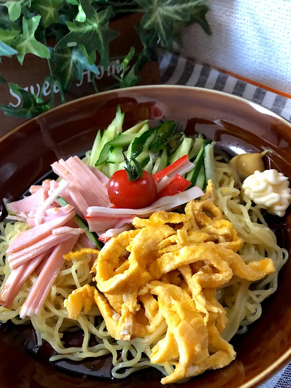 Snapdishの料理写真:冷やし中華はじめました|kazumi_a♡さん