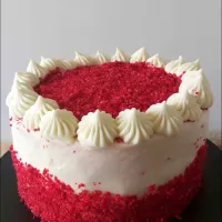 Snapdishの料理写真:Red velvet cake with cream cheese frosting|melさん