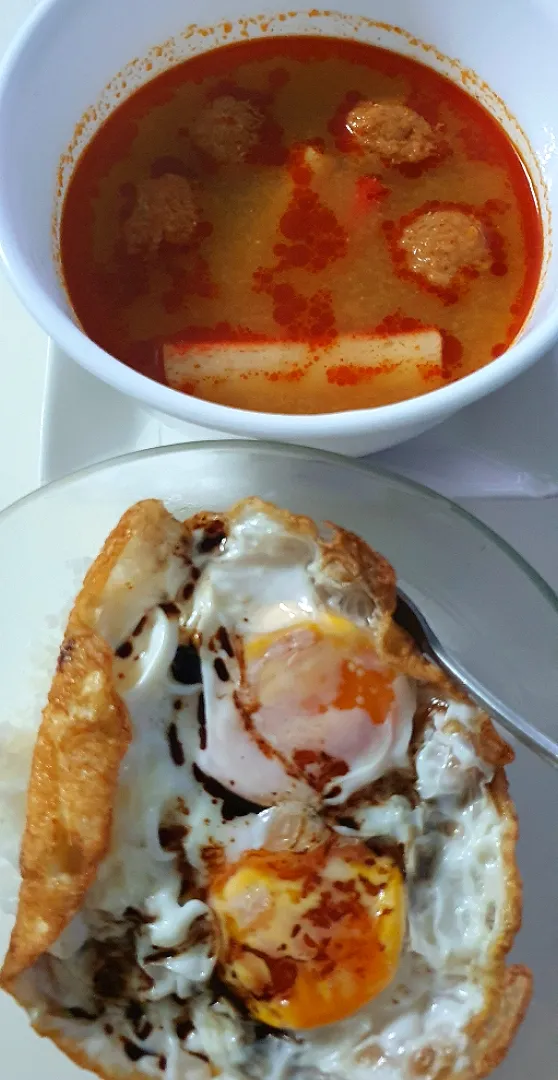 Fried eggs rice & Tom Yum Soup 💕🤗|🌷lynnlicious🌷さん