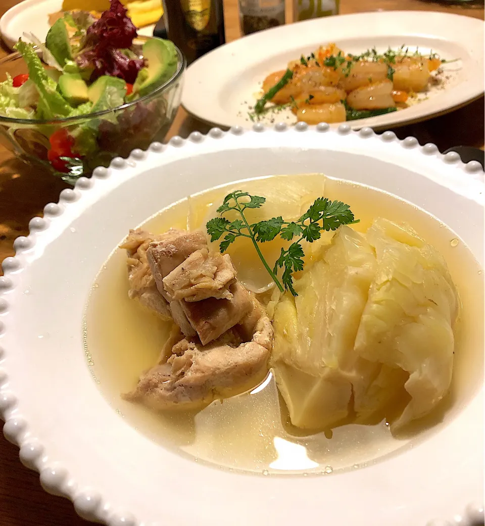 チキンとキャベツのポトフ🥘|けんちんさん