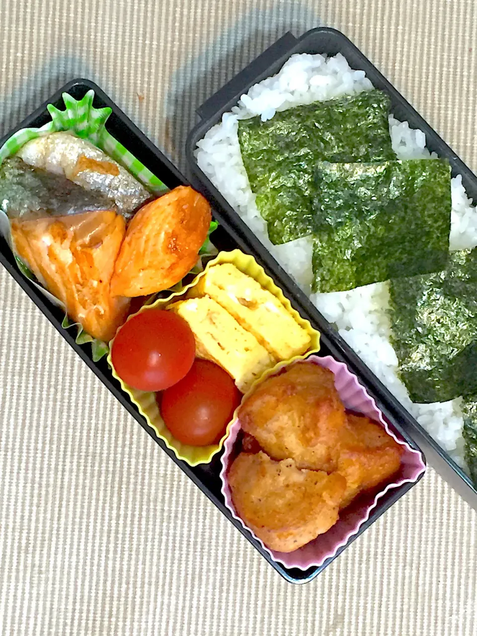 5/7☆旦那☆しゃけカラ弁当|ちーさん