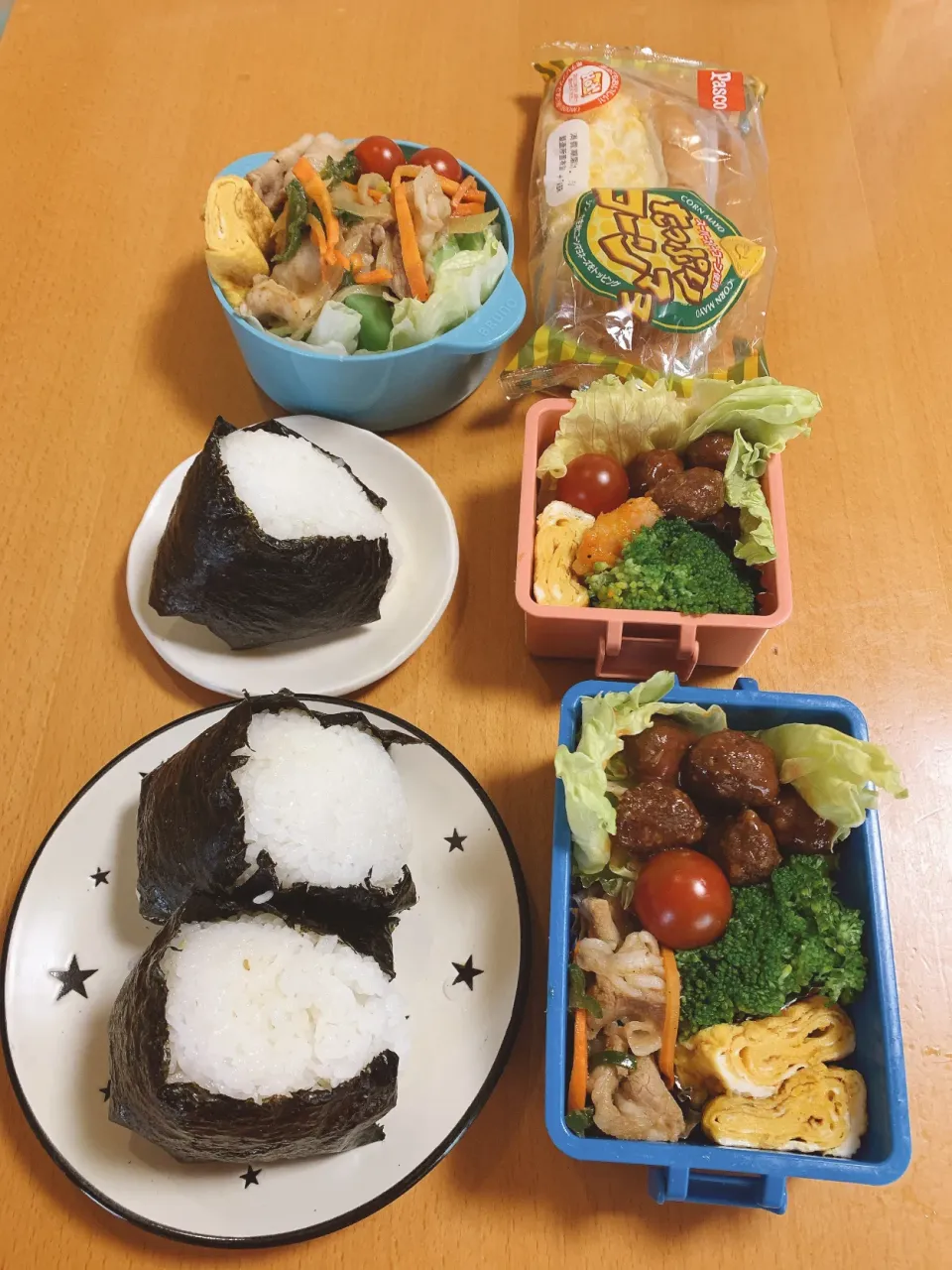 Snapdishの料理写真:今日のお弁当💜2021.5.7.|kimikimiさん