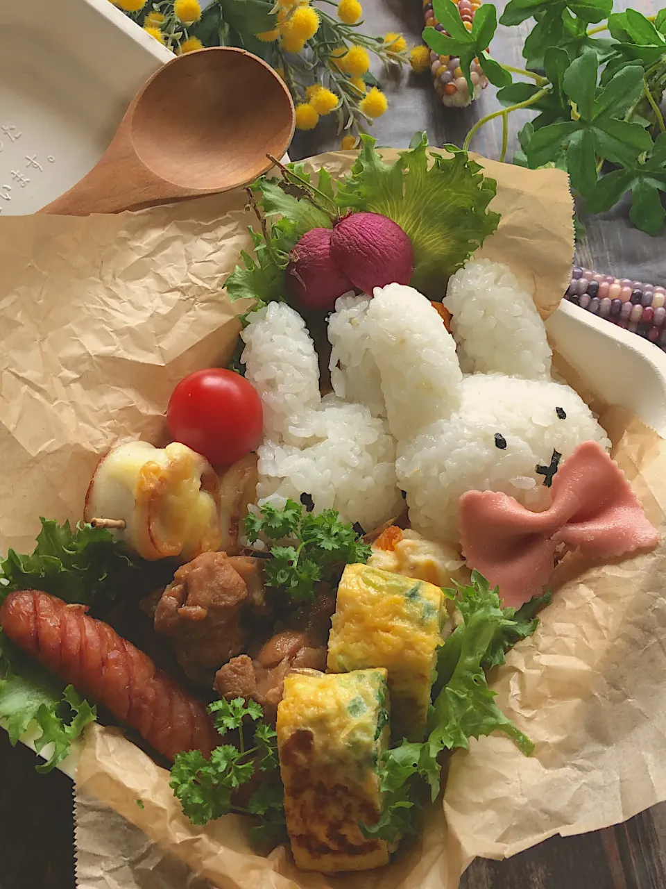 Snapdishの料理写真:初めてのキャラ弁🤣|みゆきさん