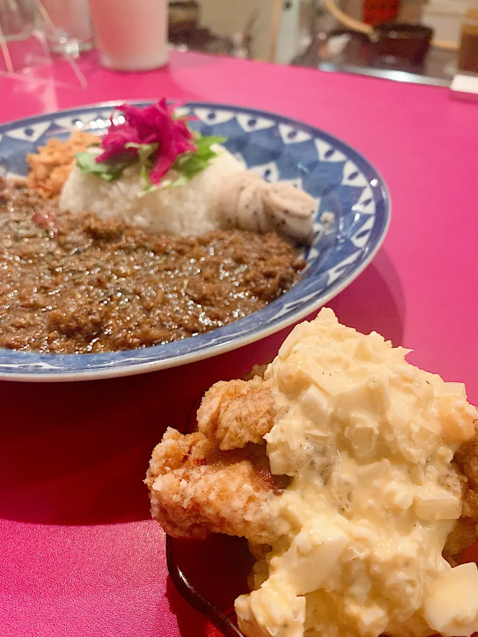 中崎町 スパイスサロンバビルの塔 まかない 鰹出汁キーマカレー 2021.05.05|papicoさん