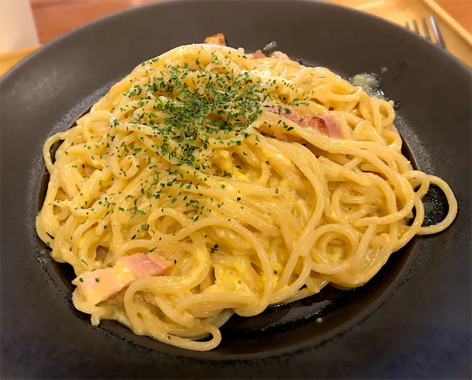 たまぺぺ（とろとろ玉子×ペペロンチーノ）＠炒めスパジャパゲッティ|toshi,I🍴さん