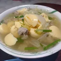 Thai soup with eggs tofu|Sleep Apneaさん