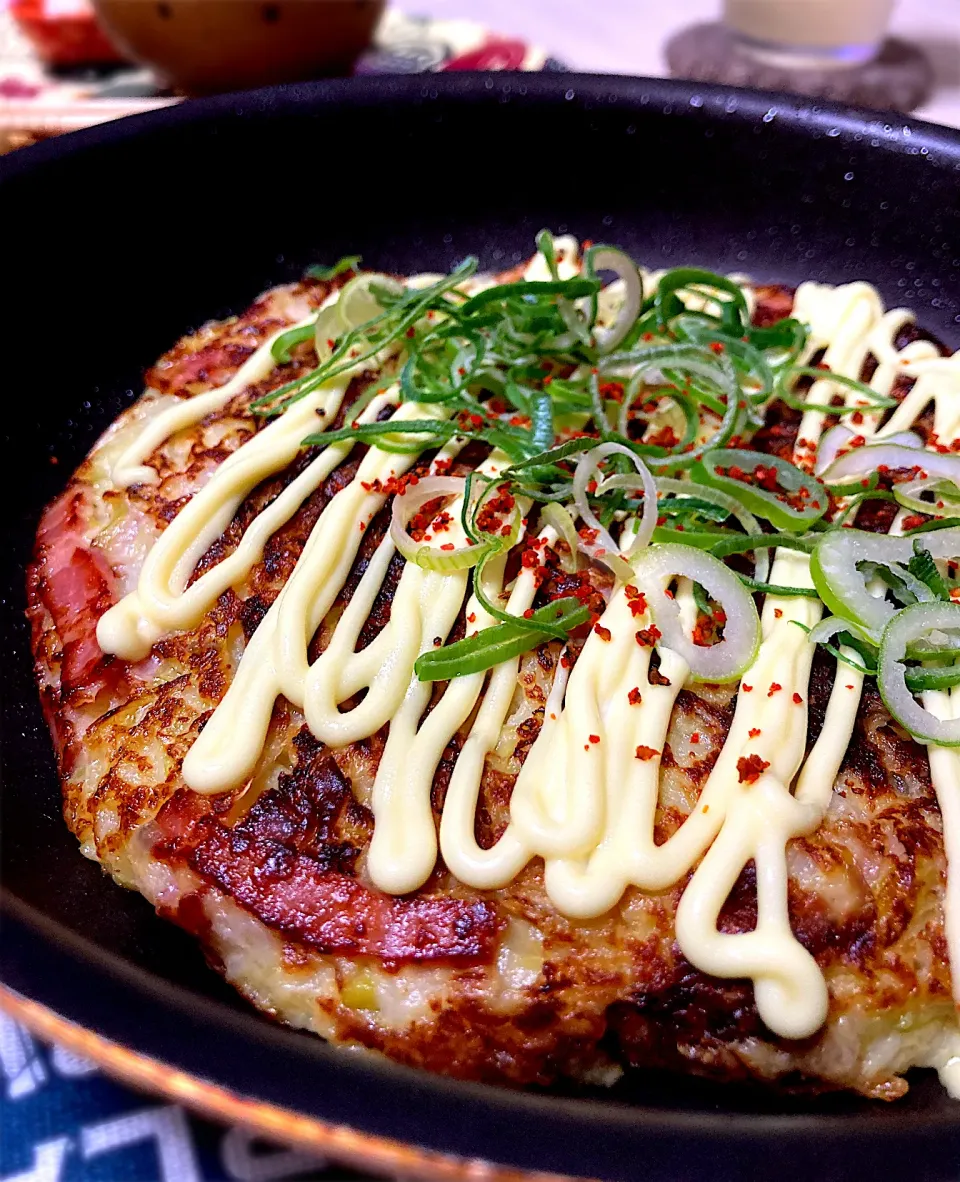 Snapdishの料理写真:長芋ベーコンのとろろ焼き🐾❤|さくらさん