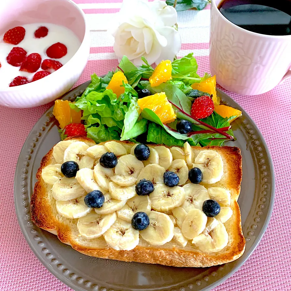 バナナ救済🍌トースト|あっちゃんさん