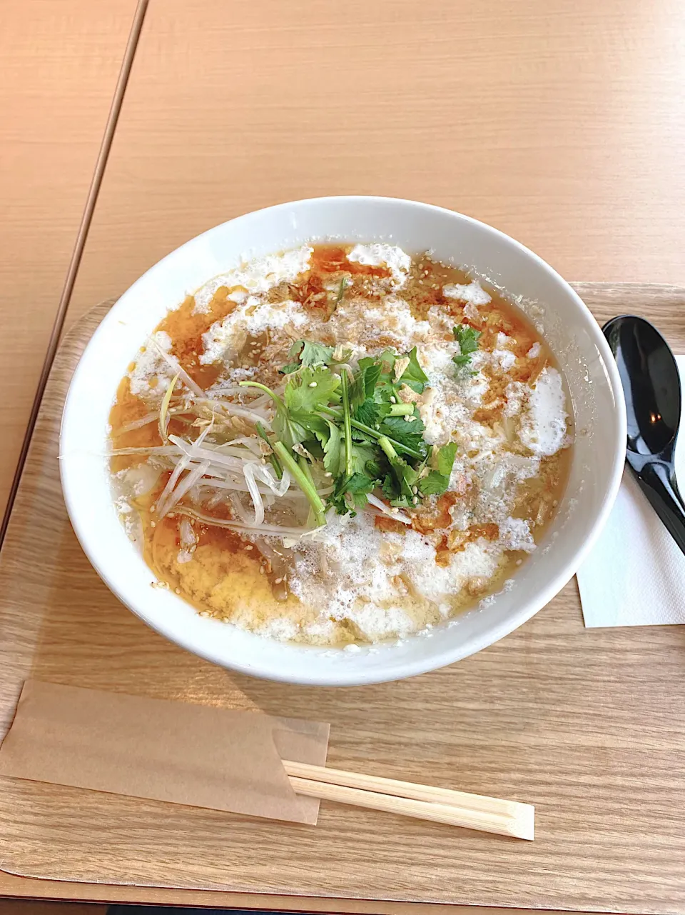 Snapdishの料理写真:豆乳鶏湯麺|Sakikoさん