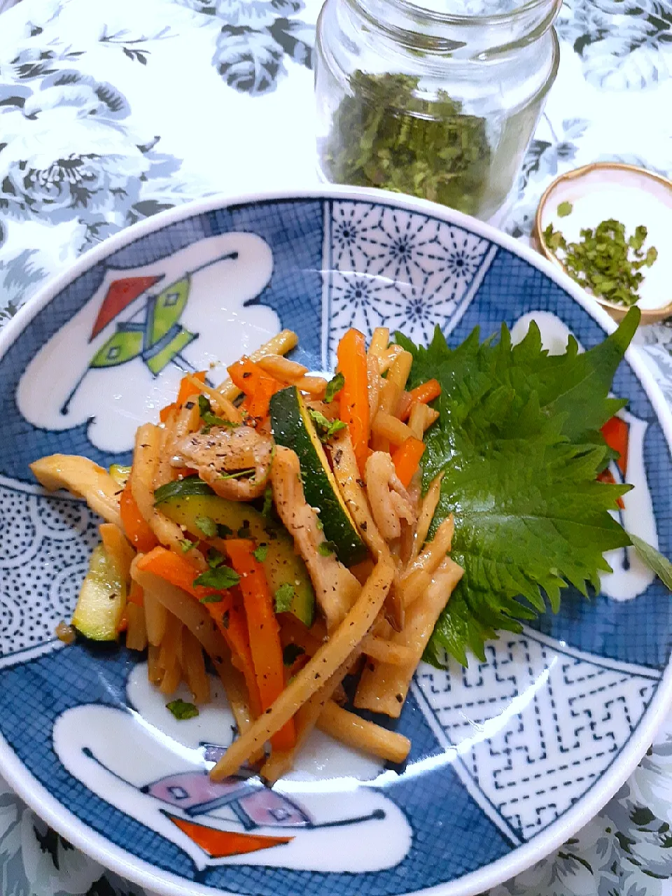 Snapdishの料理写真:🔷竹の子と野菜の豆チ醤入り中華風きんぴら🔷|@きなこさん