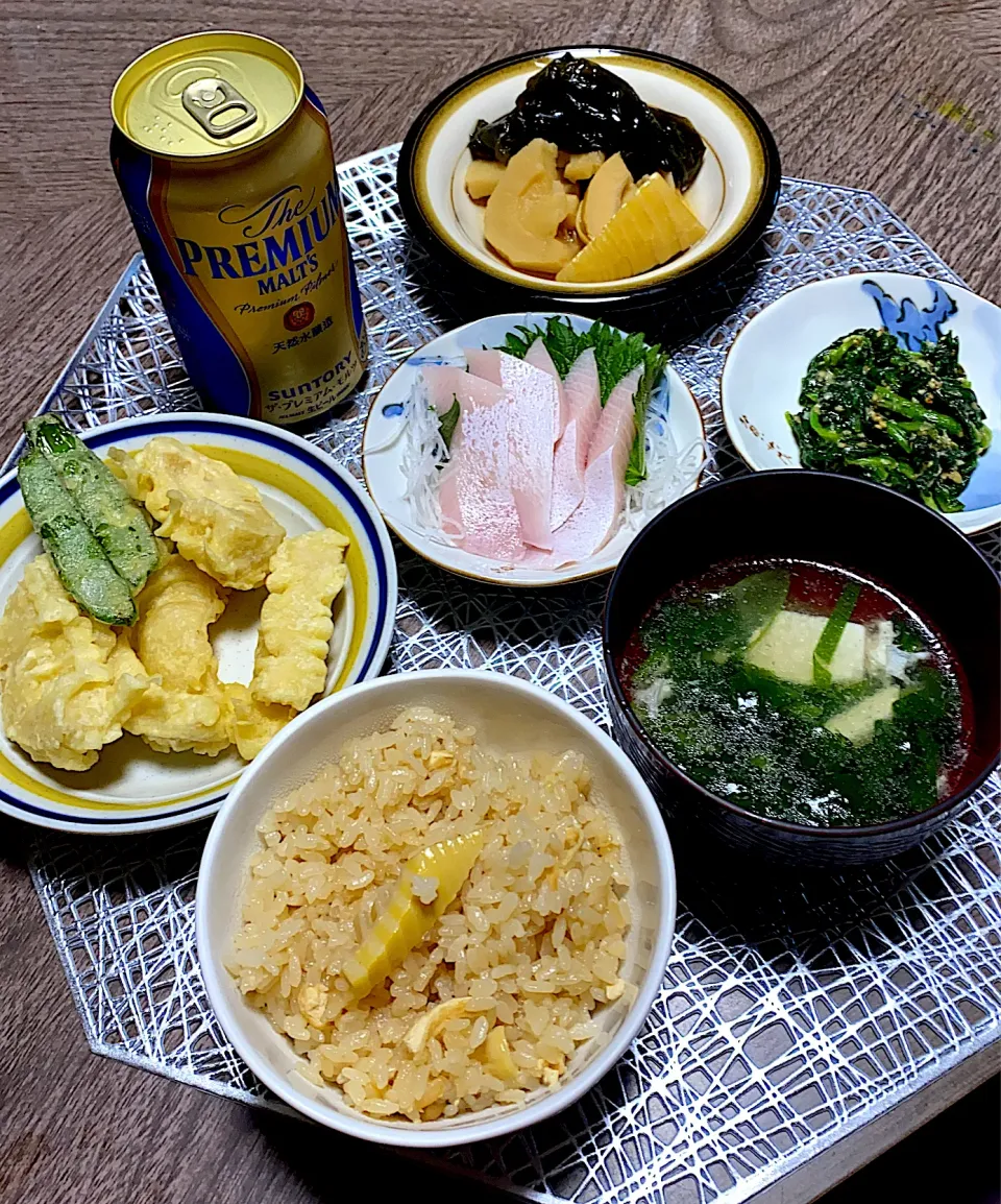 Snapdishの料理写真:5月9日　筍ごはん🍚|misameshiさん